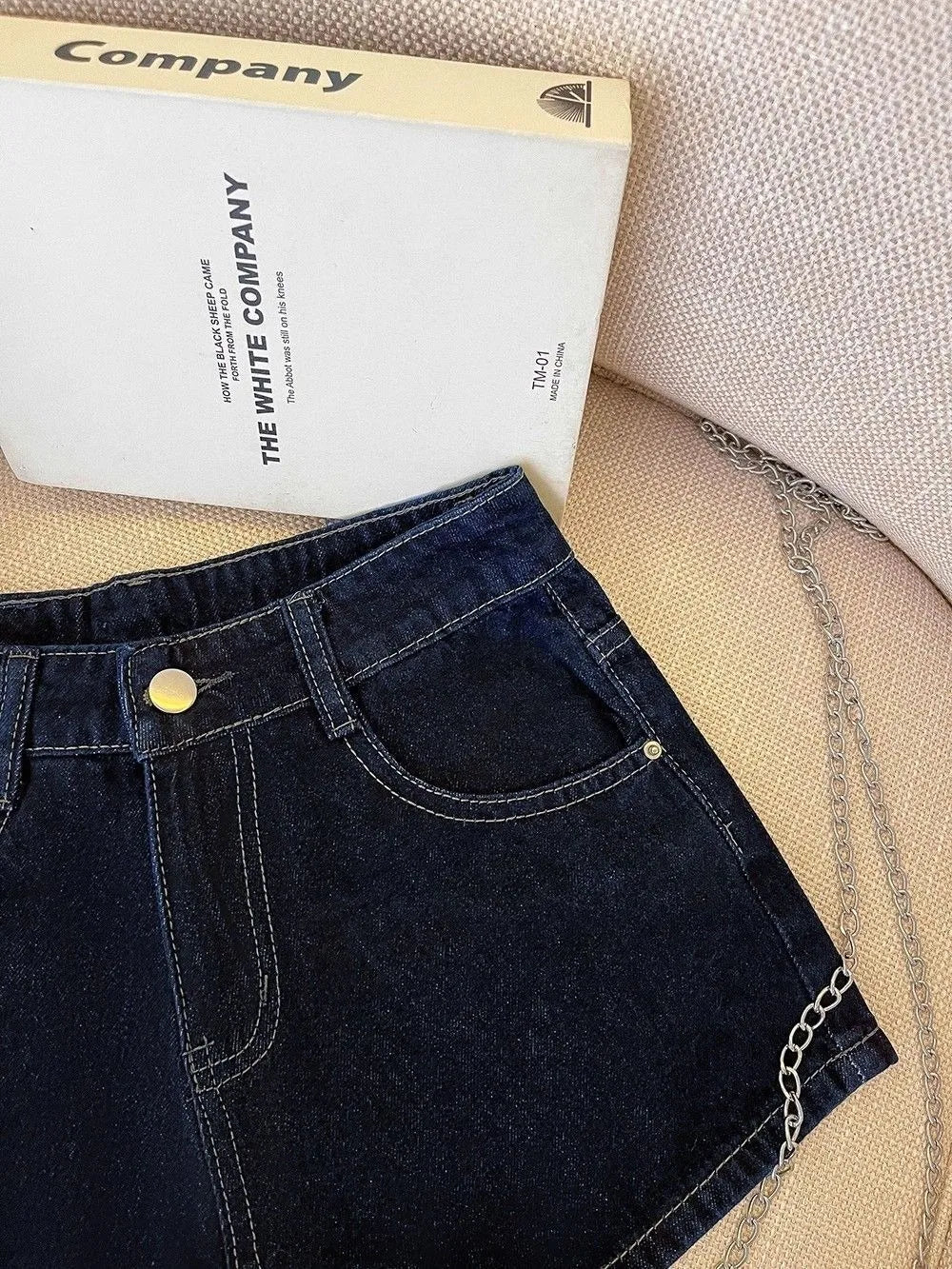 Dark Wash Denim Shorts Women's Petite Size Loose Wide Leg 2026 Summer New Casual Versatile Slim Fit Jean Shorts