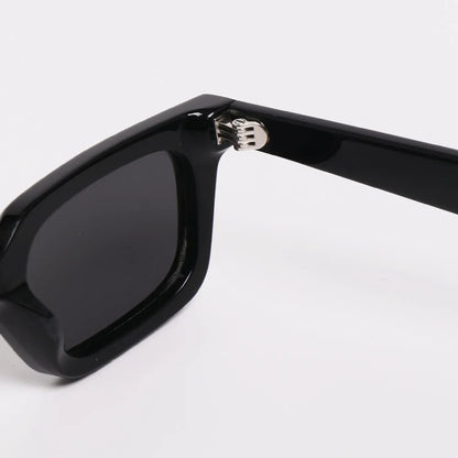 2026 Fashion Rectangular Small Frame Designer Men Sunglasses Punk Modern Street Sun Protection UV400 Women Polarized Sunglasses