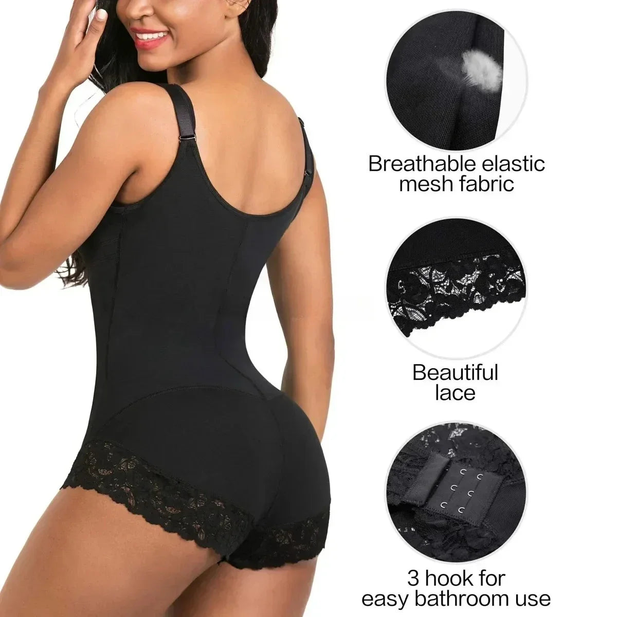 Colombian Waist Trainer for Women High Compression Body Shaper Tummy Control Girdle Slimming Shapewear for Flat Stomach