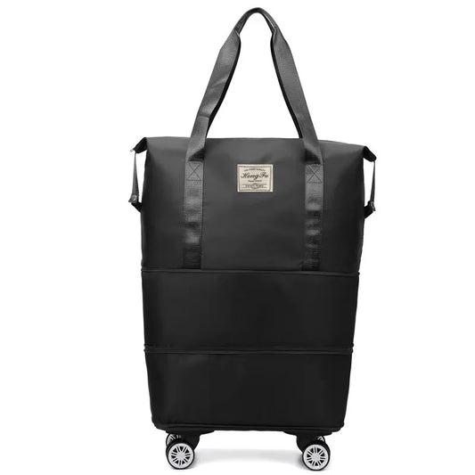Oxford cloth large capacity travel bag Dry wet separation storage business travel luggage bag Detachable universal wheel