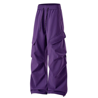 Unisex Hiking Pants Autumn Large Pocket Windproof Camping Cycling Trousers Spring Outdoor Waterproof Functional Paratrooper Pant