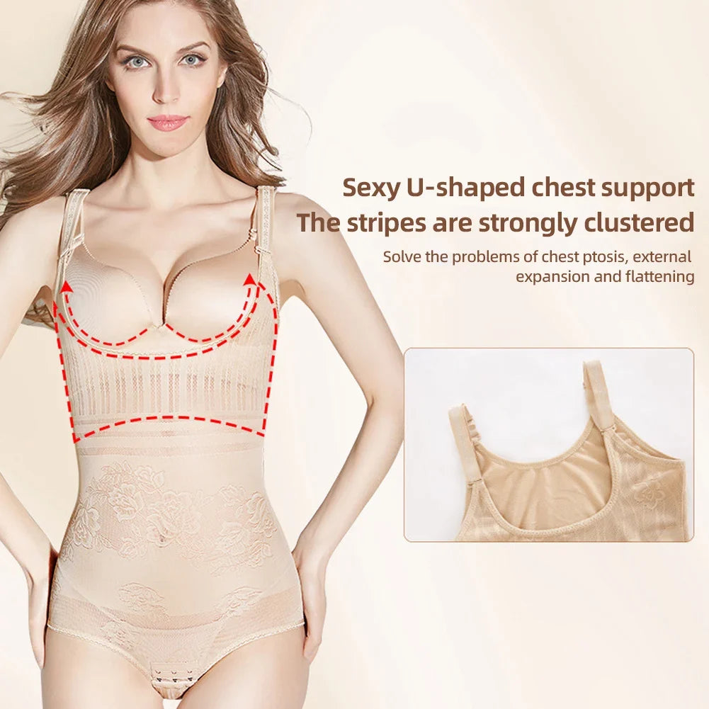 Women Bodysuit Slimming Corset Postpartum Shapewear Tummy Control Hip Butt Lifter Waist Corset Body Shaper Thin Shapers Jumpsuit