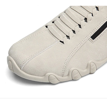 New Men's Ankle Boots Fashion Soft Sole High Top Sneakers Men Shoes Outdoor Versatile Loafers Comfortable Casual Walking Shoes