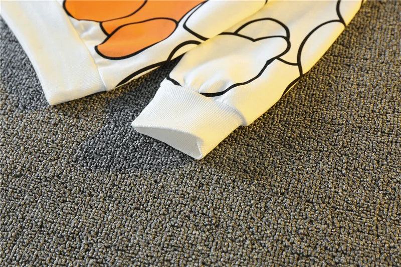 New Spring Autumn Baby Girl Clothes Children Boys Fashion Cartoon T-Shirt Pants 2Pcs/Sets Toddler Sports Costume Kids Tracksuits