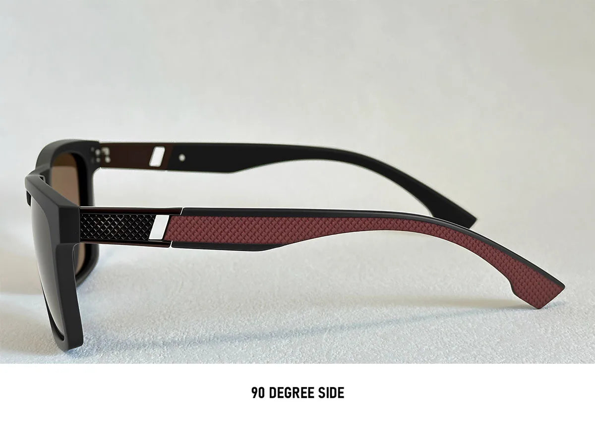 Vintage Retro Polarized Sunglasses For Men Vacation Square Sunglass Women UV400 Protection Fashion Glasses Gafas De Sol Hombre