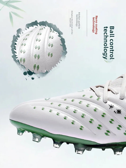 Men's Football Shoes Adult Mg Short Spikes Artificial Turf Training Football Boots Indoor Anti-slip Soccer Shoes