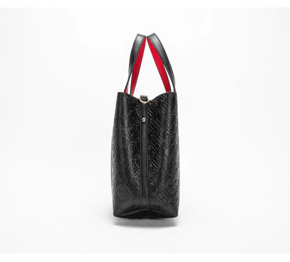 Fashion Brand Women's Handbag Large Capacity Casual Diagonal letter Silver Fox Is PU Leather Shoulder Bag