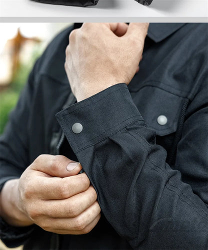 VEMAR Men Motorcycle Jacket New Upgraded Summer Breathable Jacket CE Protective Retro Black Motorbike Motorcyclist Mesh Clothing