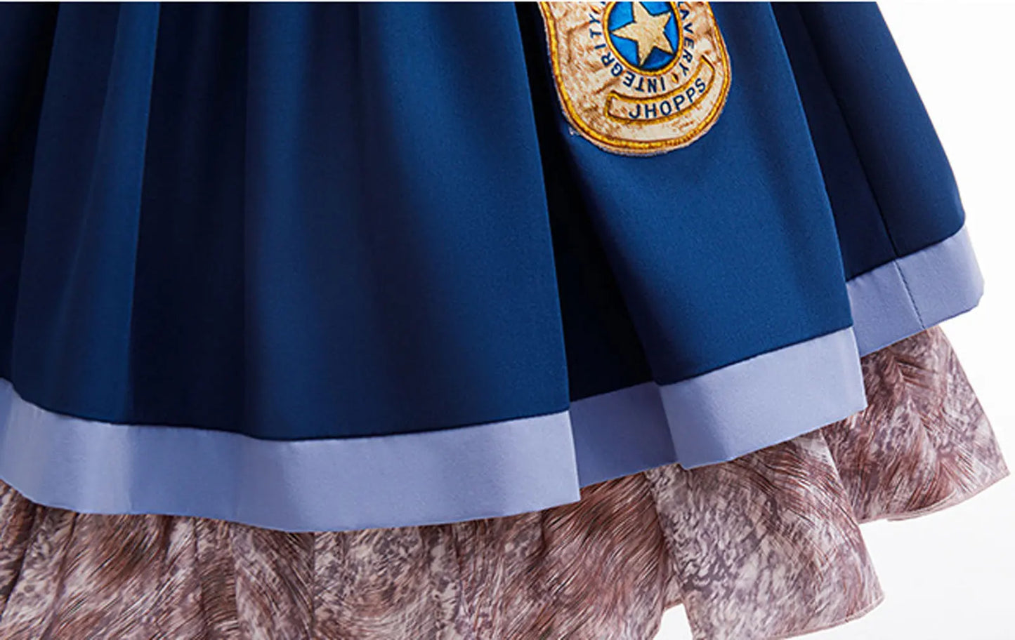 Girls Cosplay Zootopia 2 Police Officer Judy Bunny Dress For Kids Holiday Party Cute Dress With Accessories Fancy Set