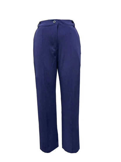 Elegant Slim Fit Suit Jacket And Pants Set for Women 2024 New Fashion Spring Autumn Turn-down Collar High-end Feeling