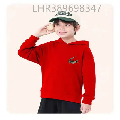 American Crocodile Hoodie Kids 3-12 Years Boys Girls Casual Tops+Pants Sets Children Long Sleeves Autumn New Fashion Clothes