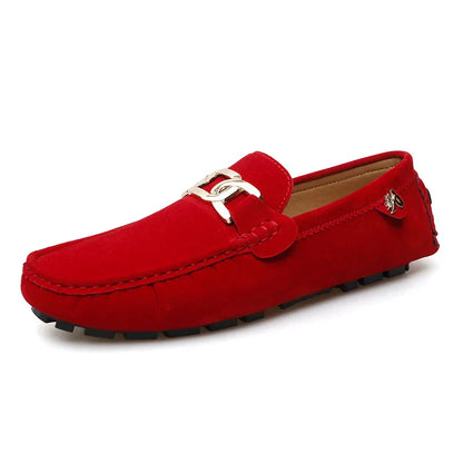 2025 New Handmade Beanie Shoes Men's Soft Sole Slip-On Casual Lazy Shoes Breathable Trbottomy Easiest for Match Large Size