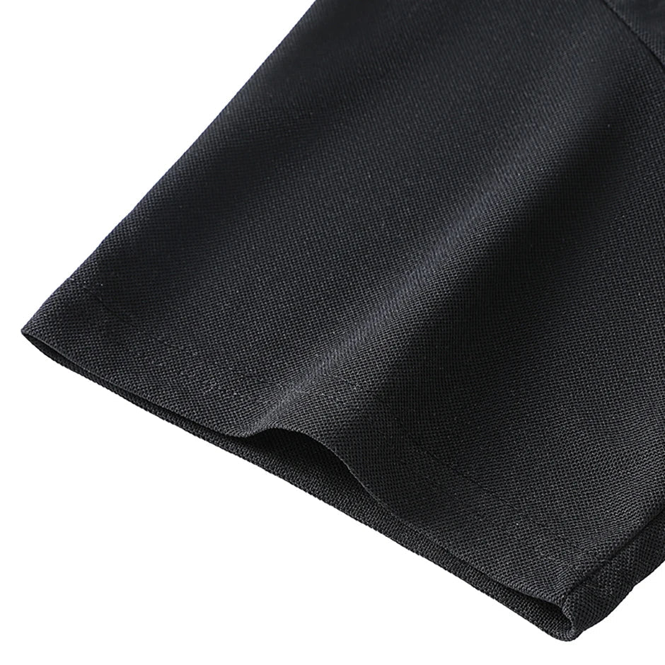 2-pcs Summer Youth Fashion Letter Set 13-16 Year Old Boys and Girls Simple and Versatile Letter Short Sleeve T-shirt Black Pants