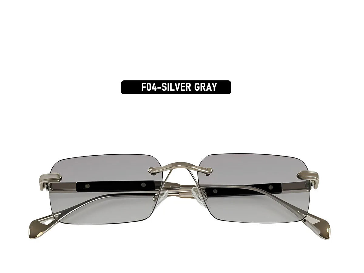 2026 Rimless Sunglasses Women Vacation Sunscreen New Square Sunglass Men Brand Design Fashion Glasses Shades Lentes De Sol Mujer
