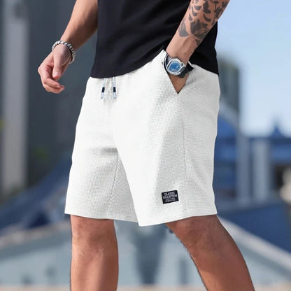 2-Pack, Men's Shorts, Men's Casual Pants, Men's Beach Shorts, Men's Sports Shorts, New Fashionable Textured Fabric, Breathable Pants, Suitable for Daily Casual Wear and Sports