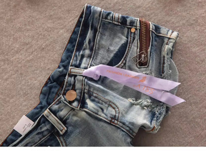 Summer Women Kpop Jean Shorts Abi Y2K 2000s Ripped Denim Hot Pants Grunge Gyaru Japanese American Retro Cyber Punk Harajuku Tide