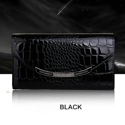 Patent leather women's clutch bag Large capacity clutch bag chain clutch bag Single shoulder straddle bag