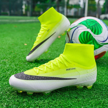 New Men Soccer Shoes Hot Sale Football Boots Women Professional TF/FG Sneakers Unisex High-quality Futsal Cleats Ultralight