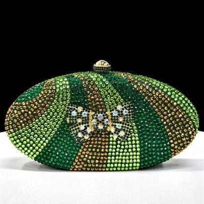 Fashion Women's Rhinestone Handle Bag Top Handle Sparkling Diamond 2025 Evening Wedding Handbag Shoulder Bag