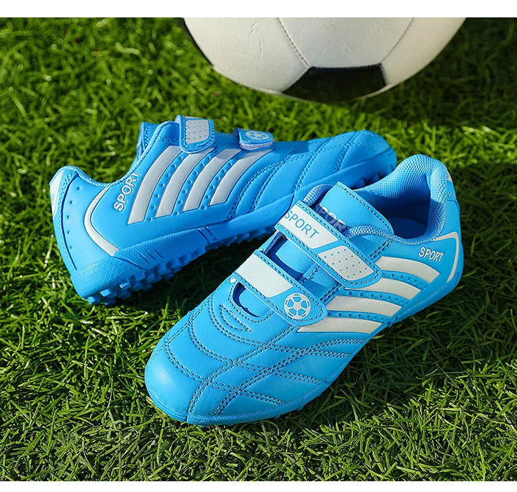 Hot Sale Children Soccer Shoes Cheap Football Cleats Training Football Boots Kids Boy Futsal Turf Sneakers zapatos de fútbol