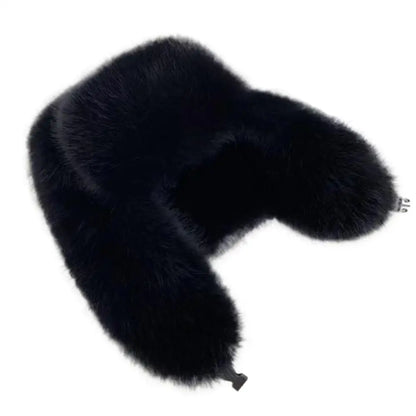 Faux Fur Bomber Hat Or Women And Men Windproof Warm Earmuffs Windproof Earflap Cap Thickened Russian Caps Ear Protection Hats