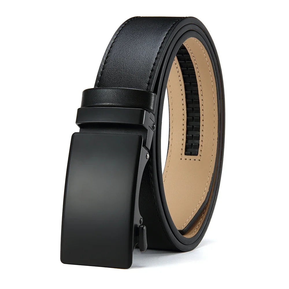 Men's High-quality Buckle Jeans Cowhide Casual Belt Business Denim Belt Men's Fashion Designer 2025 New Style