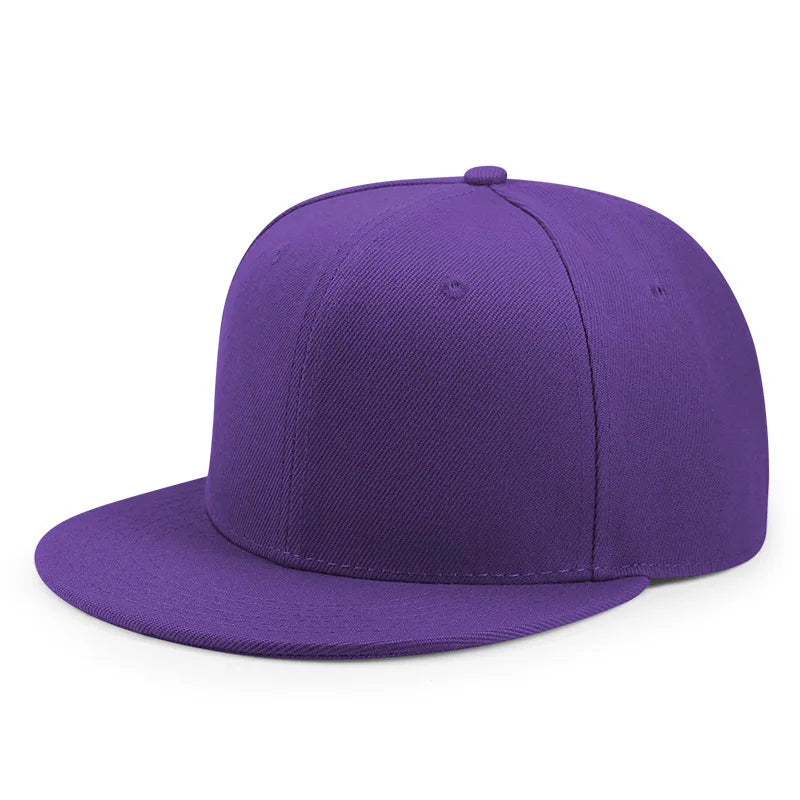 New Hot Sale Cap Plain Snapback Hat High Quality Adult Hip Hop Baseball Cap Men Women Outdoor Leisure Baseball Hat