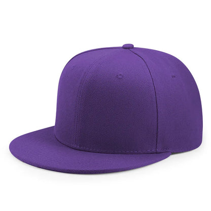 New Hot Sale Cap Plain Snapback Hat High Quality Adult Hip Hop Baseball Cap Men Women Outdoor Leisure Baseball Hat