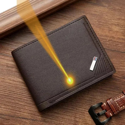 Engrave Custom Name Men's Short Frosted Leather Wallet Multi-Slot Coin Pocket Holder Men's Wallet Birthday Gift  Anniversary Day