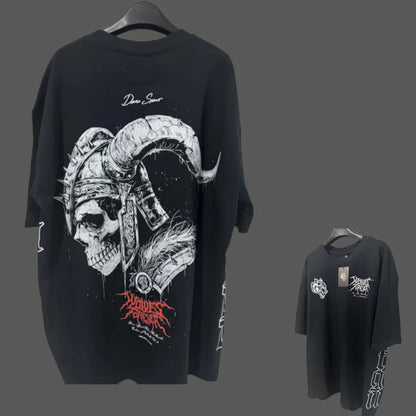 JAPAN BUSHIDO Anime Printed Men T-shirt City Fitness Training Sportswear Loose Casual Crewneck Men's T Shirts Couples Cotton Tee
