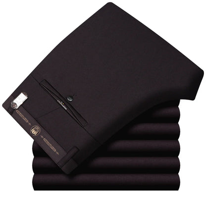 Mens Suit Pants Summer Thin Men Dress Pants Straight Business Office Mens Formal Pants Big Size Classic Trousers Male