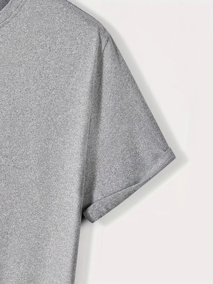 100% pure cotton men's casual loose and fashionable New York letter printed sports breathable short sleeved round neck T-shirt