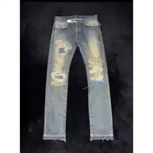 Brand New Undercover Washed Thunderbolt Fit Straight PANT Jeans Cotton Denim Pants Comfort Casual Jeans Size 1 2 3 #E137