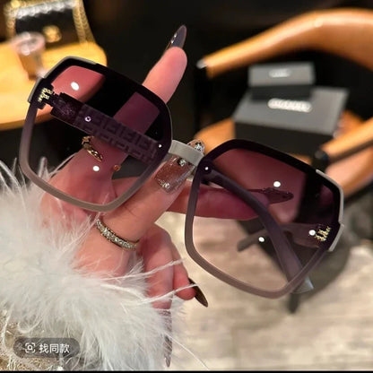 F New Fashion UV400 Sunglasses Women's Light Luxury Sunglasses High Quality Personality Trend Women's Men's Ladies Sun Glasses