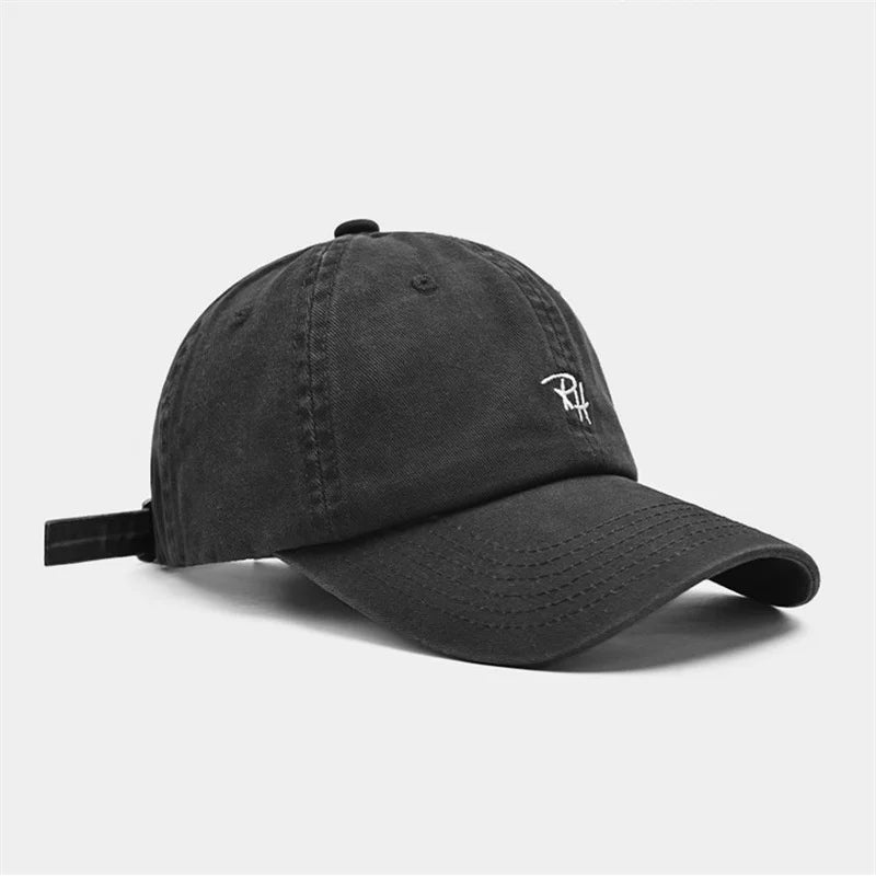 Unisex RH Letter Embroidery Baseball Cap Men Women Summer Casual Hat Outdoor Shade Adjustable Hip Hop Streetwear Trucker Hats