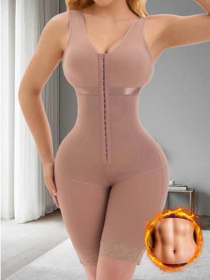 Women's Postpartum Shapewear Full Body Tummy Control Girdle  Postoperative Compression Faja for Belly Fat Waist Sculpting