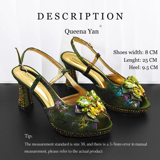 2026 Essential for Banquets  High Quality Designer Luxury Shoes and Bag  Exquisite HandBag with Peep Toe Shoes Sexy High-Heeled