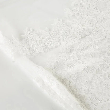 Lace Transparent Mini Dress Sexy Women Wrapping Spaghetti Embroidery Flower Sheath Nightwear Club Mesh Wave Fantacy