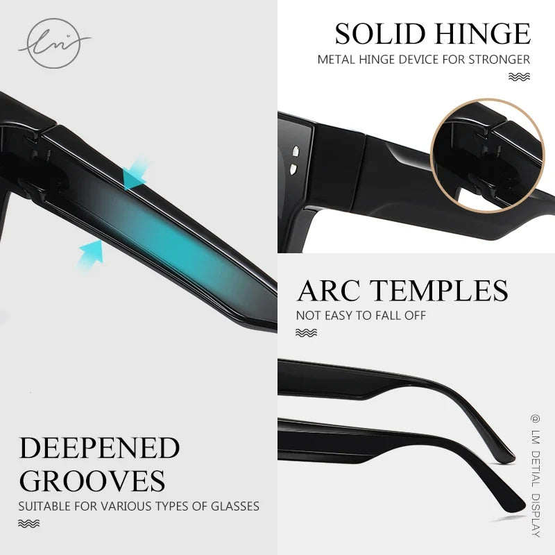 Brand Oversized Frame Cover Optical Glasses Trend Fit Over Sunglasses For Men Women Polarized TR-90 Anti-Glare UV400 Eyewear