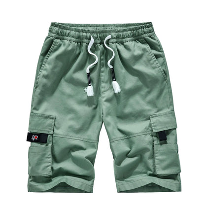 Mens Summer New Trendy Brand Five Point Cropped Pants High Quality Cargo Shorts Mens Plus Size Sports Casual Fashion Shorts