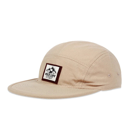 WILD LIFE Cotton 5 Panel Baseball Cap Snapback Caps Bone Gorras Hombre Originales Hip Hop Hats For Men Women Adjustable