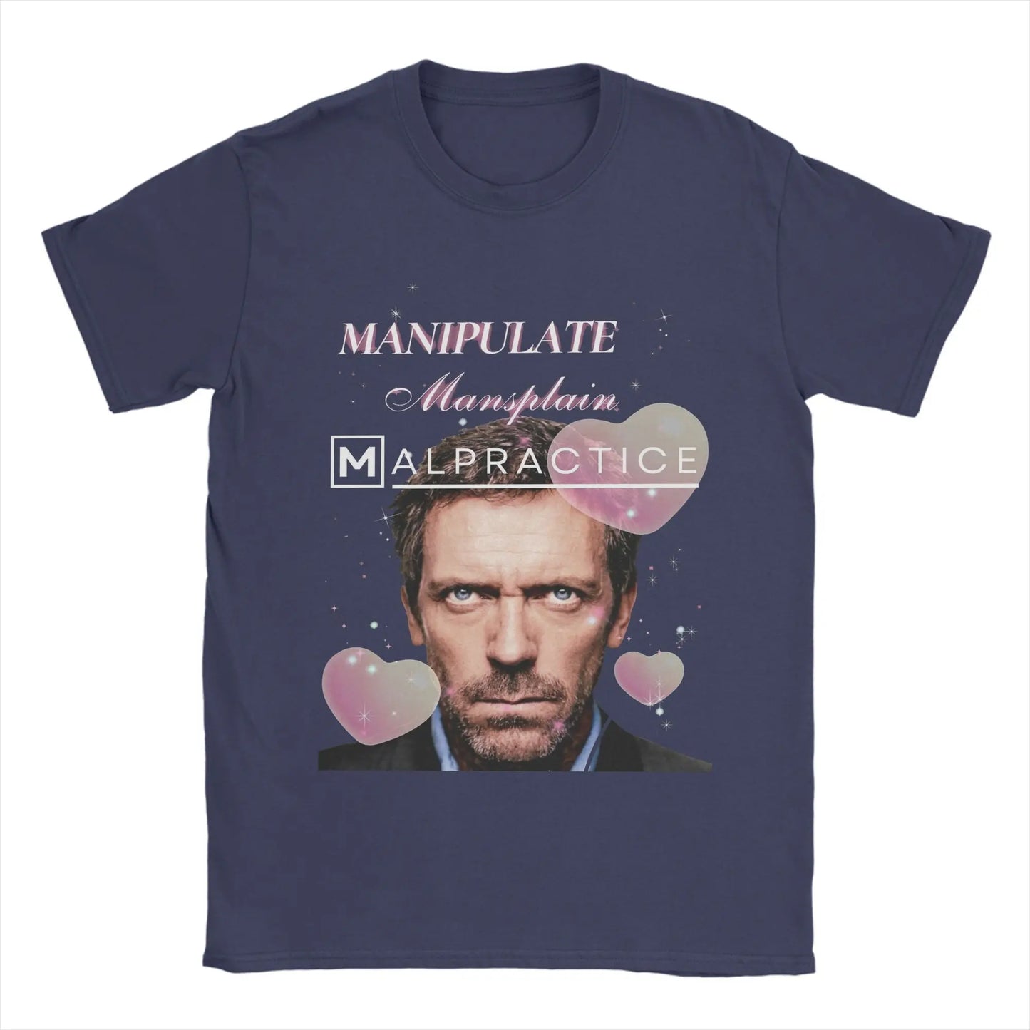 Manipulate Mansplain Malpractice House MD Dr Gregory House T-Shirt Summer  Fashion T Shirts Men's Clothing Short Sleeves Tops