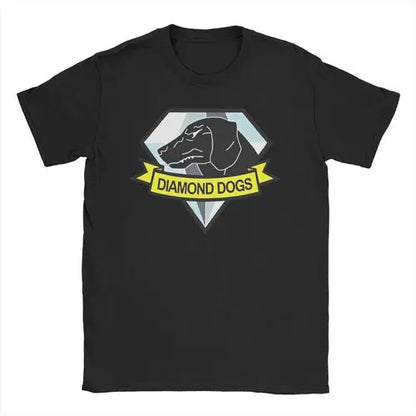 Men Women MGS1 Solid Snake Game T Shirt Metal Gear Cotton Tops Funny Short Sleeve O Neck Tees Classic T-Shirts