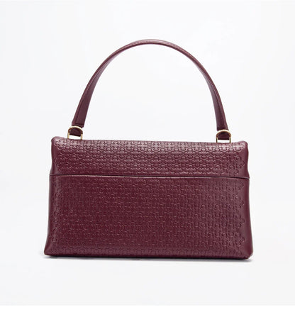 Unique Fashion Printed Women's Handbag Metal Accessories Solid Color Elegant Simplicity Women's Shoulder Bag
