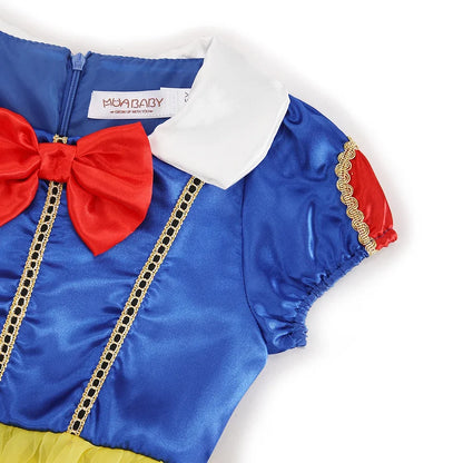 Girls Snow White Dress Kids Princess Dress Up Costumes Toddler Snow White And Huntsman Cosplay Clothing Birthday Party Outfits