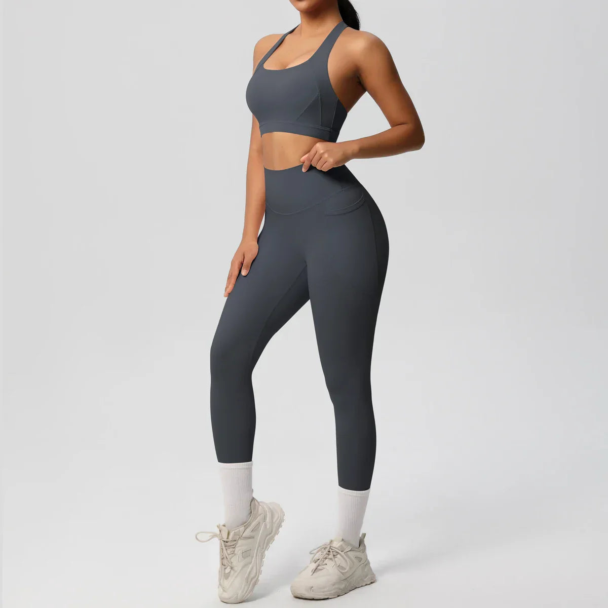 Yoga Suit Sports Set Womens Sportswear Sports women's yoga bra  Tummy Control Slimming Booty Leggings Women's tracksuit