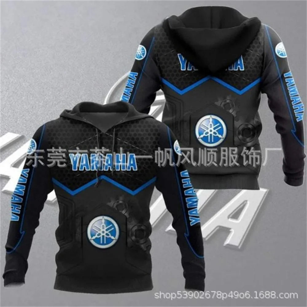2025 Yamaha Fashion Casual Zipper Hoodie Top 3D Printed Hot Selling Men's and Women's Spring and Autumn Hoodies