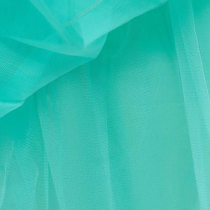 Girls Mermaid Dress Ariel Long Sleeves Cosplay Halloween Costume Kids Fluffy Tulle Shell Applique Frocks Elegant Gown