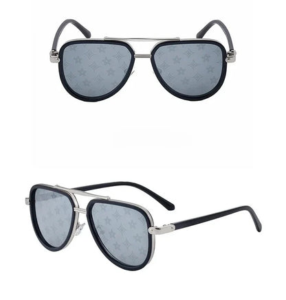 2026 New Fashion Toad Sunglasses Men Retro Trend Sun Glass Male Double Beams Shades Classic Goggle UV400 Gafas De Sol Hombre