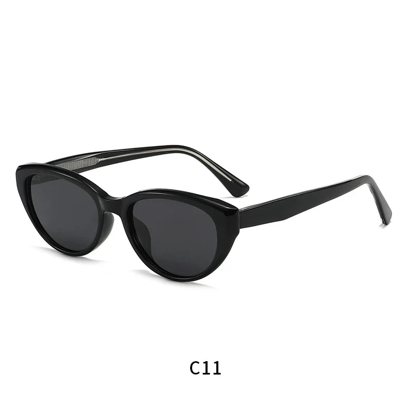 New Sweet Simple and Stylish Cat Eye Sunglasses UV Protection Reading Glasses Women Customizable Prescription 99022